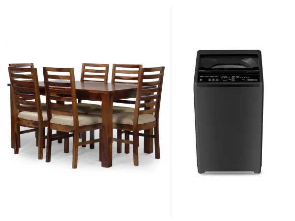 Alexa 6 Seater Dining Table Set Washing Machine Fully Automatic Top Load